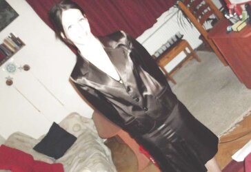 Inexperienced satin casual dresses - custumes, blouses