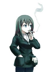 Smoking Fetish Drawing