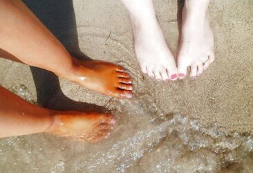 Soles of doll I know....