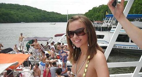 Mischievous vacation nymphs