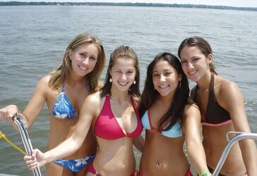 SUPER-NAUGHTY nymphs on the beach four u