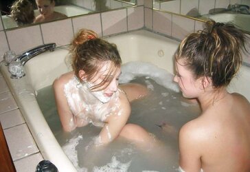 2 gals, one bathtub bath