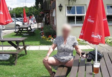 UK Inexperienced Exhibitionist Mature PLUMPER Angie