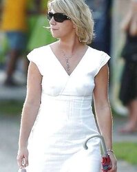 Erected nips through half-shirt ....
