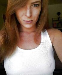 Erected nips through half-shirt ....