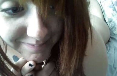 Kitten - Webchat 16 - Bare lying turns to rubbing