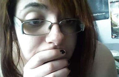 Kitten - Webchat 16 - Bare lying turns to rubbing