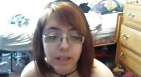 Kitten - Webchat 16 - Bare lying turns to rubbing