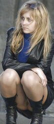 Upskirt No Undies #rec Fledgling displaying labia PublicNudity