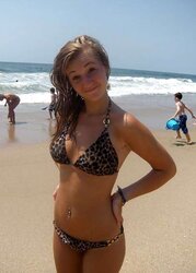 Bikini swimsuit brassiere plumper mature clothed teenager huge funbags