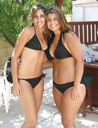 Bikini swimsuit brassiere plumper mature clothed teenager huge funbags