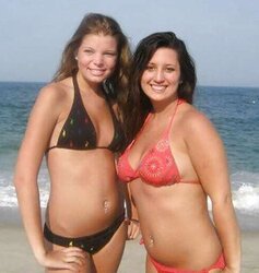 Bikini swimsuit brassiere plumper mature clothed teenager huge funbags