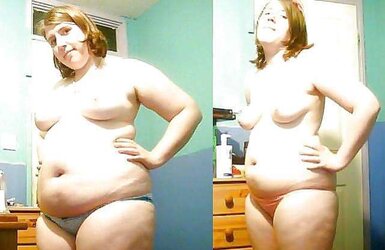 Chubby teenager combine
