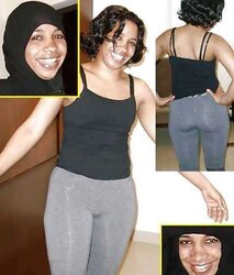 Withwithout hijab jilbab niqab hijab arab turban paki