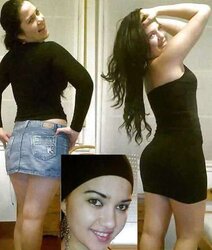 Withwithout hijab jilbab niqab hijab arab turban paki