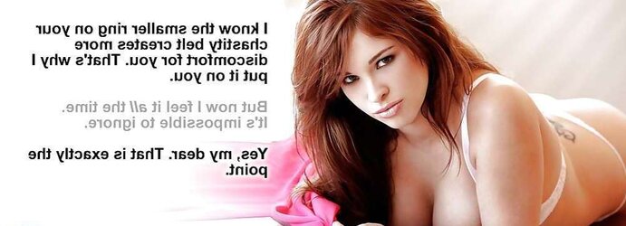 Female Domination Dominatrix Wifey Chastity Captions Spike