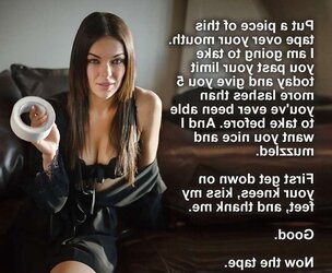 Female Domination Dominatrix Wifey Chastity Captions Spike