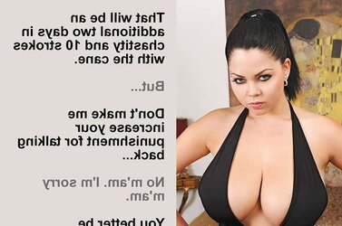 Female Domination Dominatrix Wifey Chastity Captions Spike