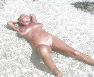 Mature at the beach