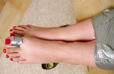 Erica Campbell - Restrain Bondage - Grey Gauze