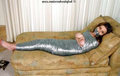 Erica Campbell - Restrain Bondage - Grey Gauze