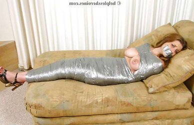 Erica Campbell - Restrain Bondage - Grey Gauze
