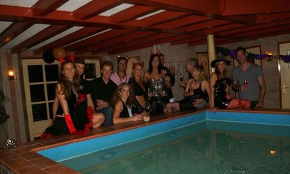 Scorching haloween soiree