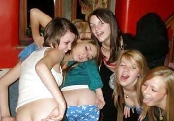 Teenager bum cheeks