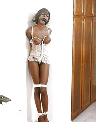 Black mega-slut used and tormented