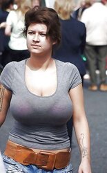 Huge-Chested Goddesses - Brief Haired Gals With Ginormous Bra-Stuffers,