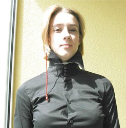 Totally buttoned half-top dog collar up my dearest fetish