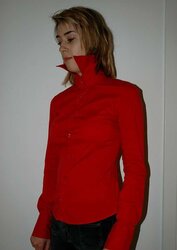 Totally buttoned half-top dog collar up my dearest fetish