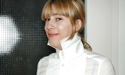 Totally buttoned half-top dog collar up my dearest fetish