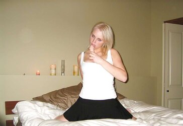 Ash-Blonde torrid splendid fledgling teenager
