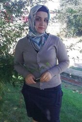 Turkish arab turbanli hijab asian karisik