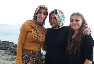 Turkish arab turbanli hijab asian karisik