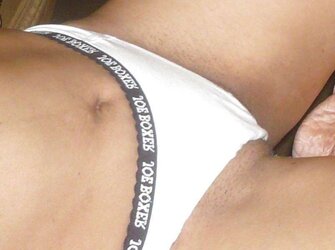 Teenager in White Cotton Undies
