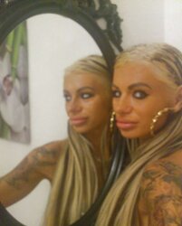 Bojana fake titted and fake lips blondie smash hoe