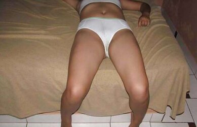 Granny mature thong