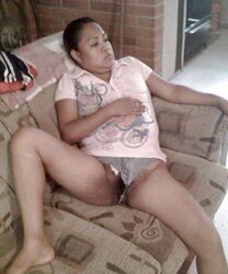 Granny mature thong