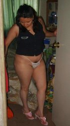 Granny mature thong