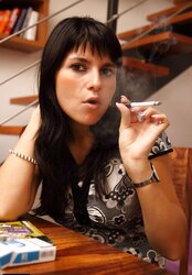 Smoking fetish with J