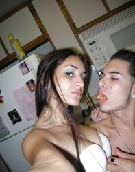 Jeune duo qui aime les image