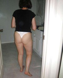 MarieRocks 50+ White Undies Panty Hooter-Sling