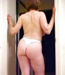 MarieRocks 50+ White Undies Panty Hooter-Sling