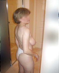 MarieRocks 50+ White Undies Panty Hooter-Sling