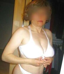 MarieRocks 50+ White Undies Panty Hooter-Sling