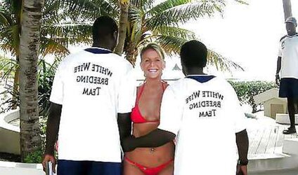 Wives on BIG BLACK COCK holiday venture