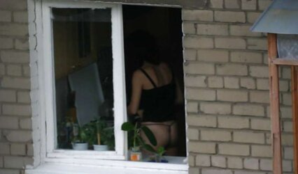 Neighbour naked voyeur