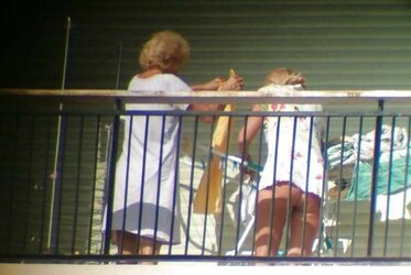 Neighbour naked voyeur